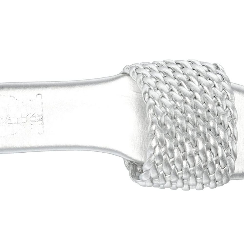 Vince Camuto Arissa Woven Flat Sandal in Pewter. SZ 6.5M - Picture 5 of 10
